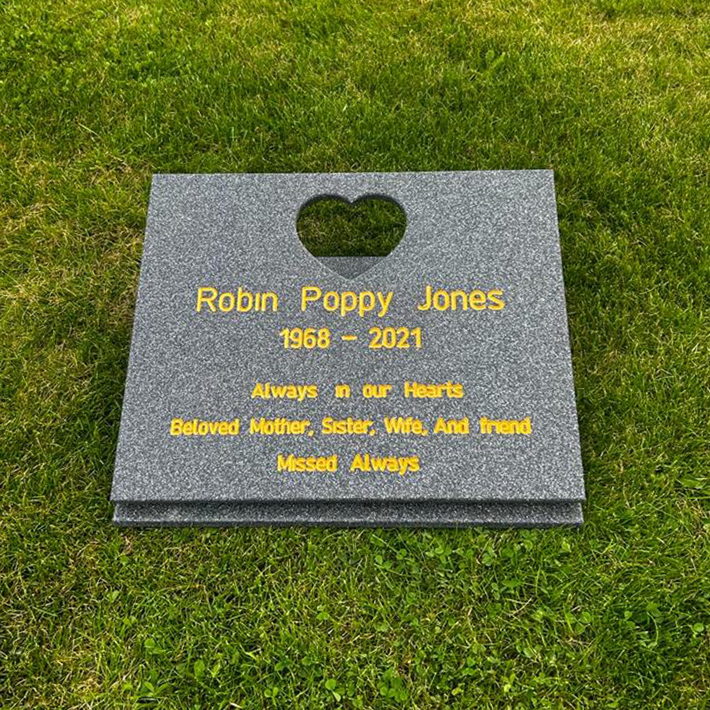 My Heart Memorial Stone