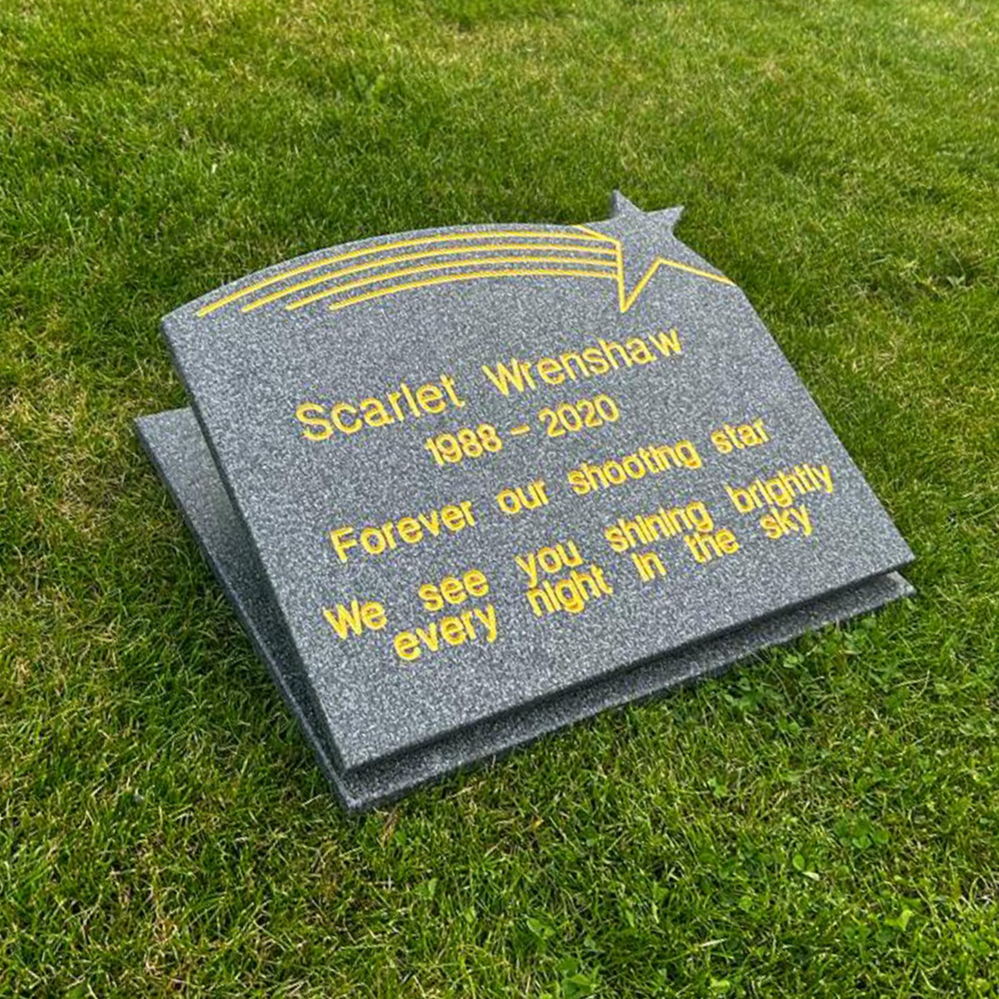 Shooting Star Memorial Stone