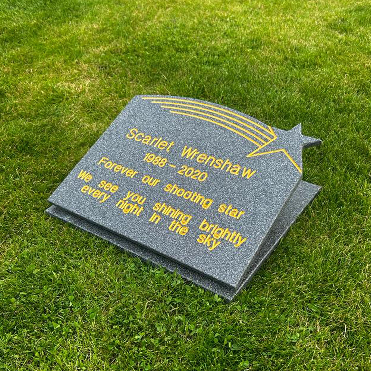 Shooting Star Memorial Stone