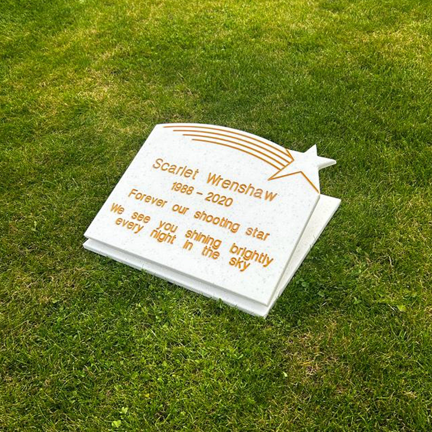 Shooting Star Memorial Stone