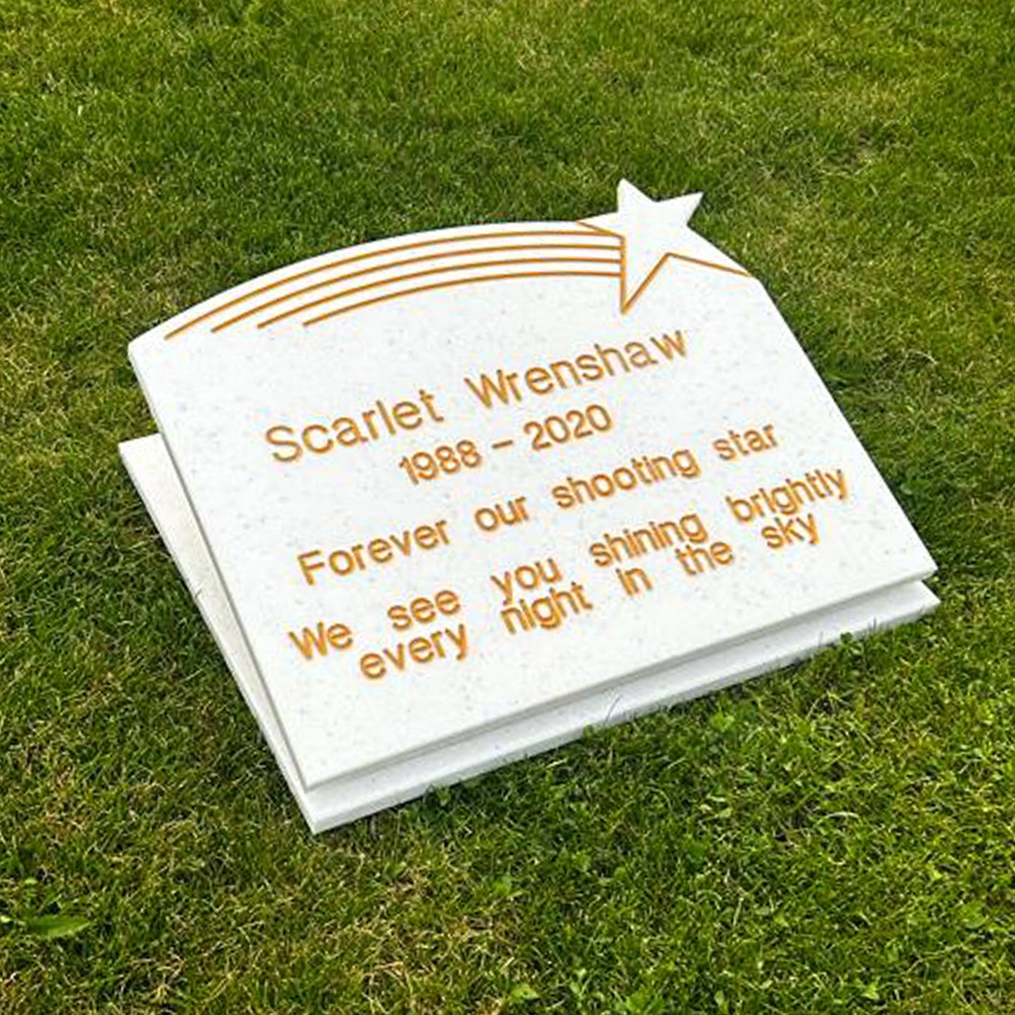 Shooting Star Memorial Stone